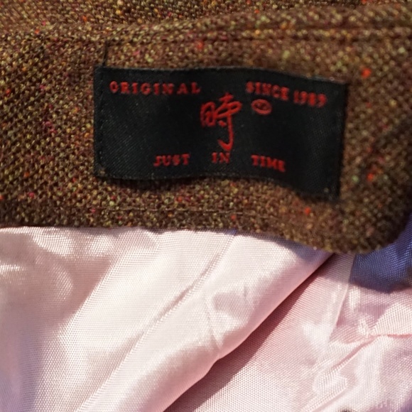 Just In Time - Wool Skirt - Size S - Brown - Picture 4 of 4